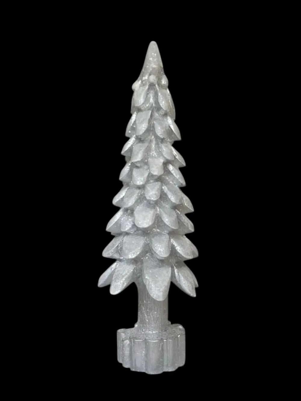 NEW Metallic Silver 17.75” Tabletop Holiday Christmas Tree